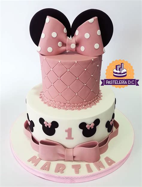 Torta De Minnie Mouse Para Un Primer Cumpleaños Minnie Mouse Cake For