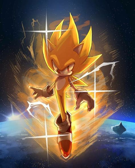Super Sonic The Hedgehog Wallpaper