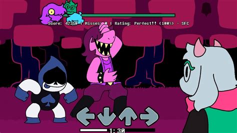 Fnf Seeks Cool Deltarune Mod Thrashed By Seek Fc4k Youtube