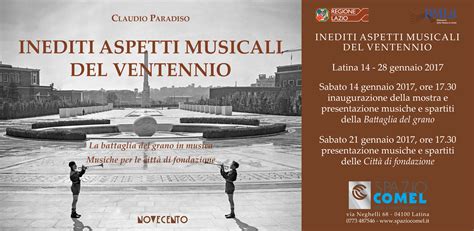 Check spelling or type a new query. La musica della Battaglia del Grano in una mostra a Latina ...