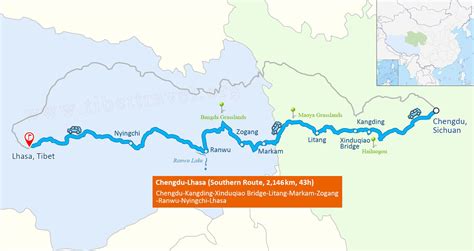 Sichuan Chengdu To Tibet Overland And Highway