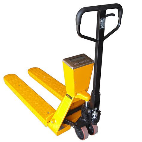 Hand Pallet Truck With Weighing Scale For Carrying Goods China Hand