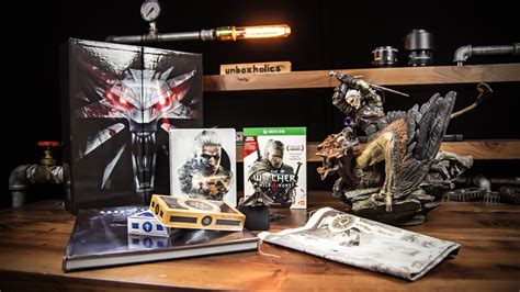 The Witcher 3 Wild Hunt Collectors Edition Unboxing Xbox One