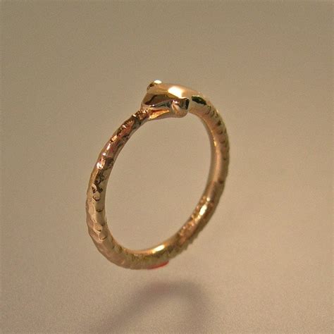 14k Gold Ouroboros Ring