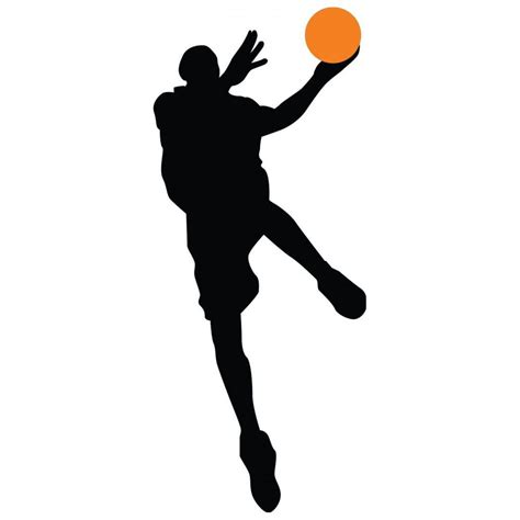 Basketball Silhouette Vector Collection Clipart Free Clip Art Images