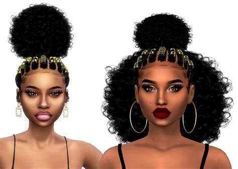 Simsdom Sims 4 Male Hair Braids Black Women Braids Styles Hairstyles