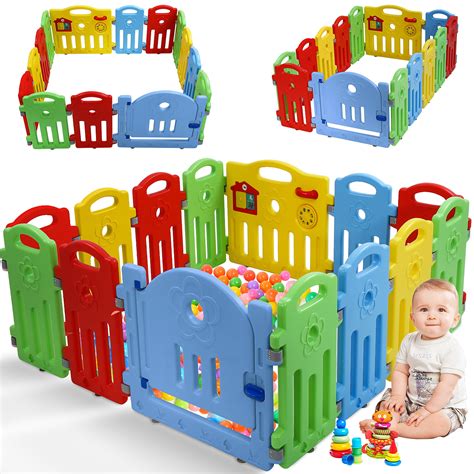 Baby Playpen For Babies Baby Play Playards 1418 Panels Infants Toddler