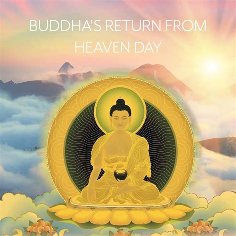 Celebrating Buddhas Return From Heaven