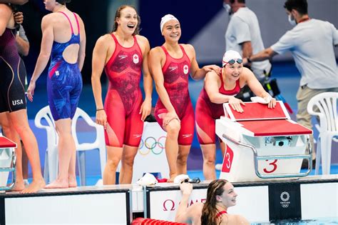 Team Canada Wins First Medal Of Tokyo 2020 In Swimming Team Canada Official Olympic Team Website