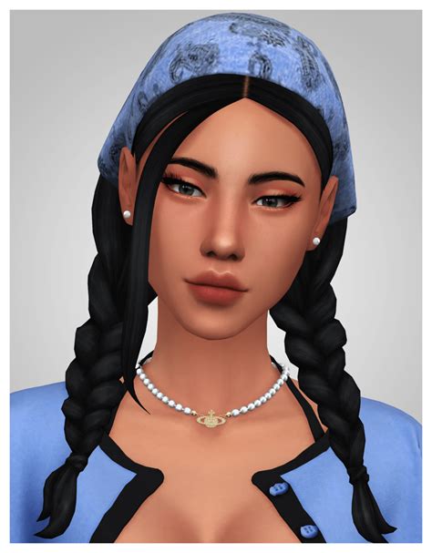 Sims 4 Jessica Hair Base Game Compatible Micat Game