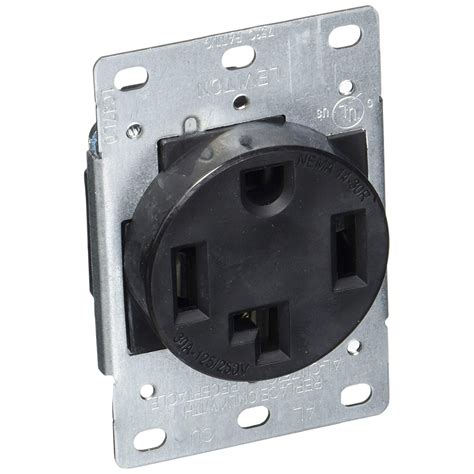 Nema 14 30r 125250vac 30a 4 Wire Dryer Receptacle Outlet The