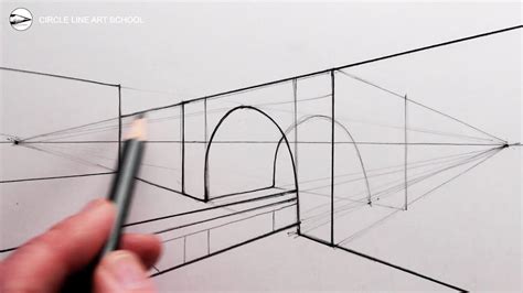 How To Draw A Bridge Using 2 Point Perspective Narrated