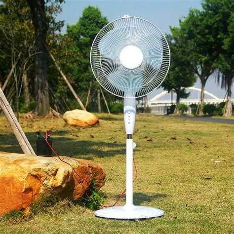 16 Dc 12v 15w Solar Dc Pedestal Fan Directly Powered By 12v Battery Solar Panel And Ac Adapter