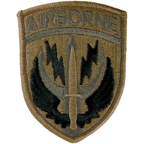 Army Special Operations Command Unit Patch Central Ocp Rank