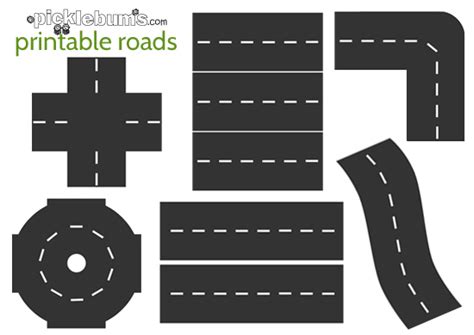Road Template Printable Printable Word Searches