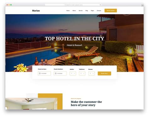 Best Free Hotel Website Templates Built For Modern Businesses