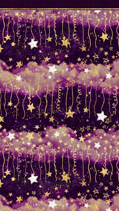 Velvet Skies Digital Papers Stars Seamless Patterns Night Etsy Sky