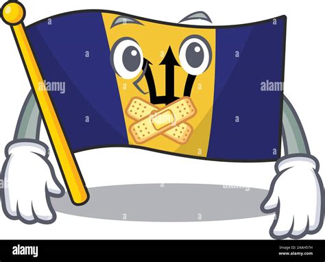 Pabell N Con Dibujos Animados De Barbados En Un Personaje Silencioso Imagen Vector De Stock Alamy