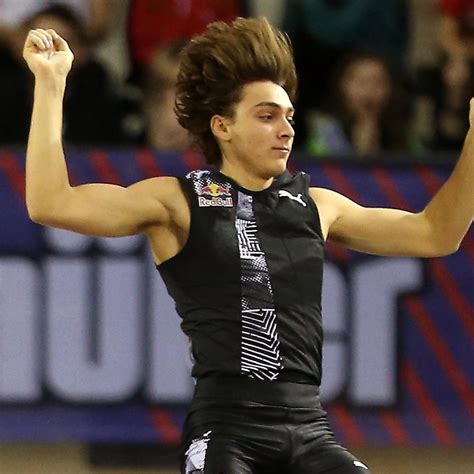The world record holder claimed the medal. Armand Duplantis / One Week Until Duplantis Makes Domestic ...