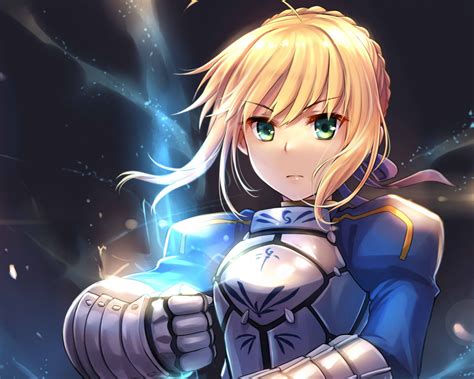 Download 1280x1024 Saber Fate Stay Night Sword Armor Blonde