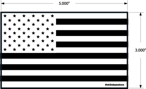 American Flag Png Black And White Free Logo Image