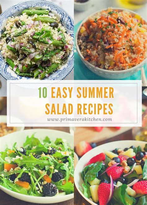 10 Easy Summer Salad Recipes Primavera Kitchen