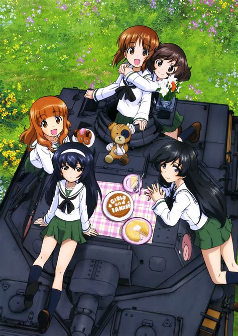 Akiyama Yukari Boko Girls Und Panzer Isuzu Hana Nishizumi Miho