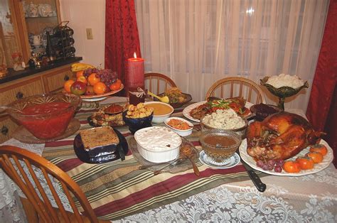 A traditional thanksgiving meal consists of special dishes that celebrate america's history—including some fairly recent developments in the country's cuisine. Thanksgiving - Wikipedia