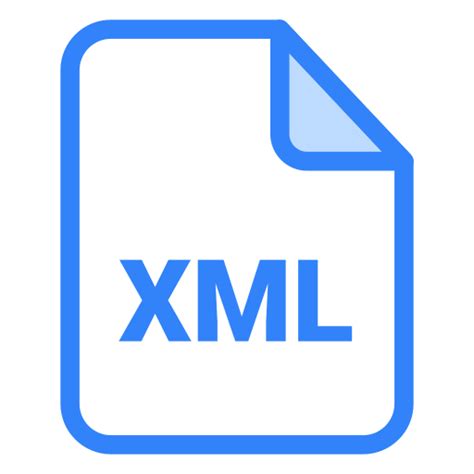 Xml Generic Color Lineal Color Icon