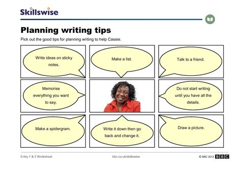 Planning Writing Tips
