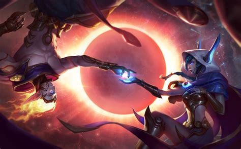 Xayah Y Rakan Alba Cosmica Em 2020 Rakan League Of Legends Xayah E