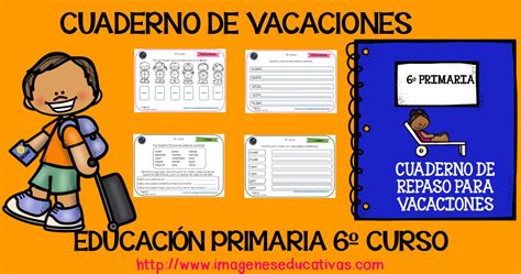 Cuaderno De Vacaciones Para 6º De Primaria 2017 Original Y Listo Para