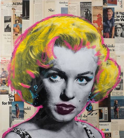 Marilyn Monroe Collage Art Collage Pop Art Marilyn Popkultur Kunst Andy Warhol Pop Art