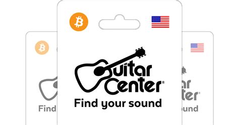 Buy Guitar Center® T Card With Bitcoin Eth Or Crypto Bitrefill