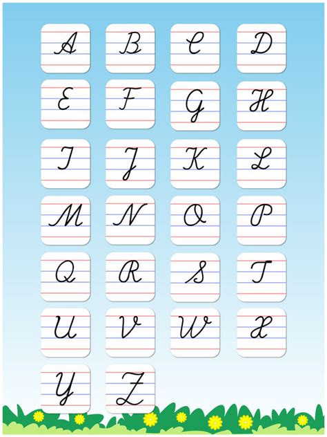 Cursive Writing Capital Letters Kids Learn To Write Uppercase