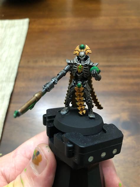 Really loving painting Necrons these days. The models are amazing and I