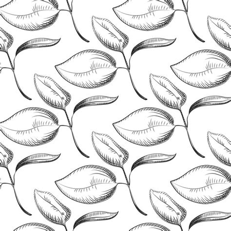 Premium Vector Abstract Leaves Seamless Pattern Design For Fabric