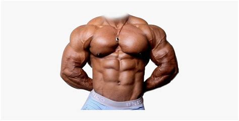 Muscle Man Without Face Png Body Builder Without Face Transparent