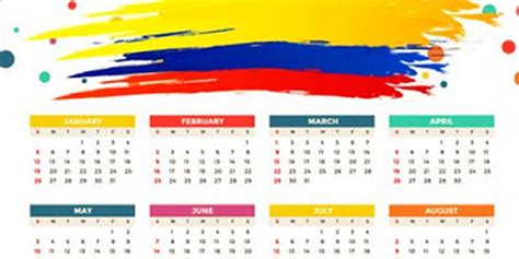 Dias Festivos 2021 Calendario De Colombia Con Dias Festivos 2021 2022