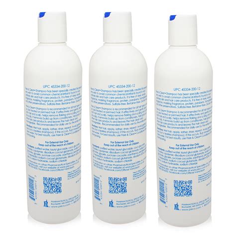 Free And Clear Shampoo 12 Oz 3 Pack