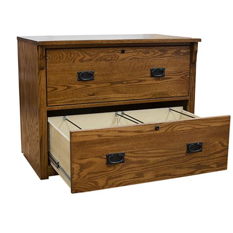 Filing cabinets in very original antique style. Mission 2-Drawer Lateral File Cabinet | Barn Furniture