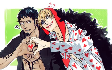 Corazon One Piece And Law X Wallpaper Teahub Io