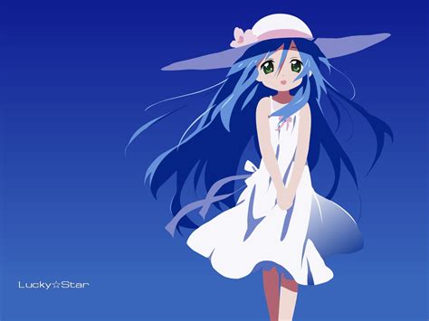 3840x2160 Resolution Blue Haired Female Anime Character Wearing Hat