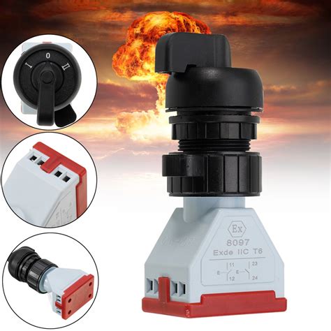 220v Explosion Proof Third Choice Switch Button Switch For Electrical