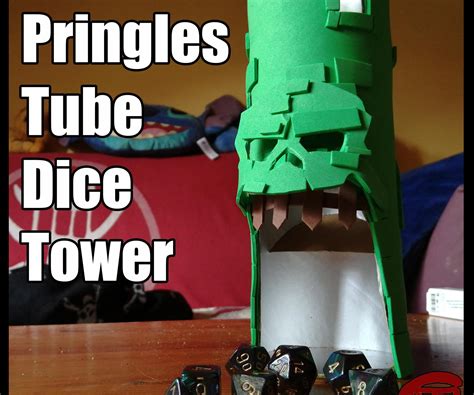 Pringles Tube Dice Tower 9 Steps With Pictures Instructables