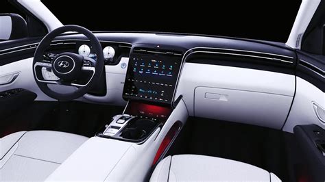 2022 Hyundai Tucson Interior Luxury And High Tech Youtube