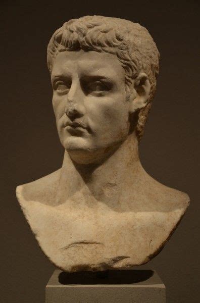 Bust Of Roman Emperor Claudius Reworked From A Statue Of His