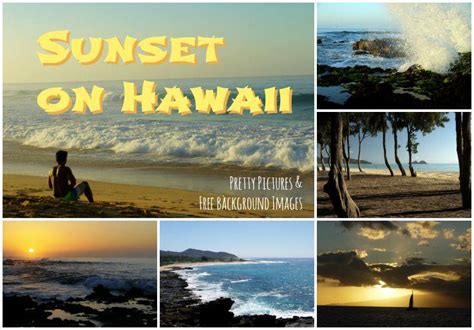 Sunset On Hawaii Free Background Images The Good Hearted Woman