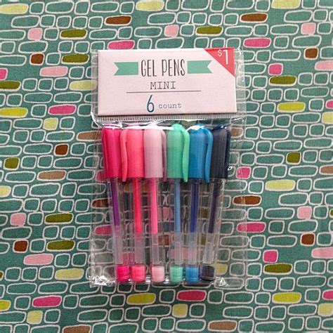 Mini Gel Pens Spring Colors 6 Count Gel Pens Spring Colors Pen