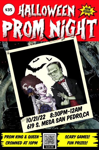 Halloween Prom Night San Pedro Calendar